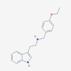 molecular formula C19H22N2O B503785 N-(4-ethoxybenzyl)-2-(1H-indol-3-yl)ethanamine 