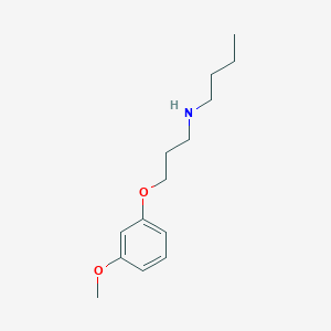 N-[3-(3-methoxyphenoxy)propyl]-1-butanamine