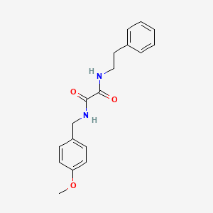 molecular formula C18H20N2O3 B5037941 N-(4-methoxybenzyl)-N'-(2-phenylethyl)ethanediamide 