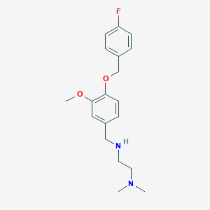 N'-{4-[(4-fluorobenzyl)oxy]-3-methoxybenzyl}-N,N-dimethylethane-1,2-diamine