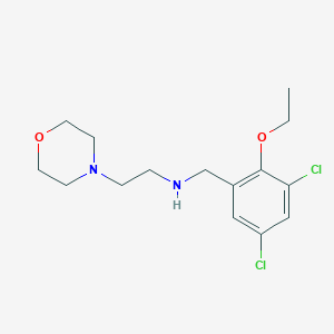 molecular formula C15H22Cl2N2O2 B503803 N-(3,5-dichloro-2-ethoxybenzyl)-2-(morpholin-4-yl)ethanamine 