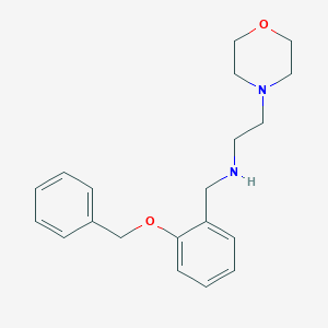 molecular formula C20H26N2O2 B503805 N-[2-(benzyloxy)benzyl]-2-(morpholin-4-yl)ethanamine 