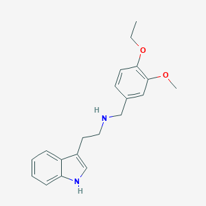 molecular formula C20H24N2O2 B503807 N-(4-ethoxy-3-methoxybenzyl)-2-(1H-indol-3-yl)ethanamine 