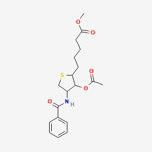 methyl 5-[3-(acetyloxy)-4-(benzoylamino)tetrahydro-2-thienyl]pentanoate