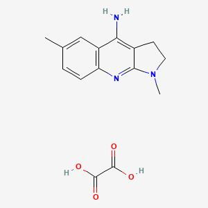 molecular formula C15H17N3O4 B5038079 1,6-dimethyl-2,3-dihydro-1H-pyrrolo[2,3-b]quinolin-4-amine oxalate 