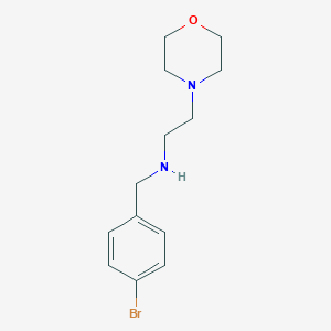 molecular formula C13H19BrN2O B503815 N-(4-bromobenzyl)-2-(morpholin-4-yl)ethanamine 