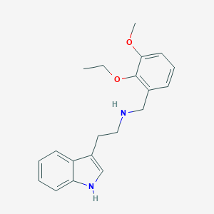 molecular formula C20H24N2O2 B503816 N-(2-ethoxy-3-methoxybenzyl)-2-(1H-indol-3-yl)ethanamine 