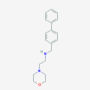 molecular formula C19H24N2O B503818 N-(biphenyl-4-ylmethyl)-2-(morpholin-4-yl)ethanamine 