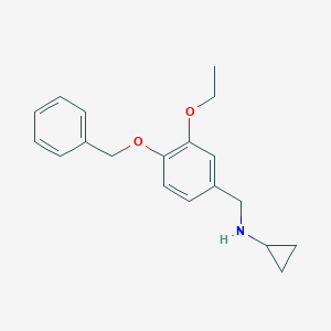 N-[4-(benzyloxy)-3-ethoxybenzyl]cyclopropanamine