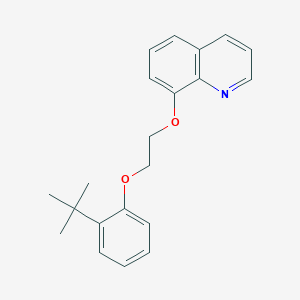 molecular formula C21H23NO2 B5038334 8-[2-(2-tert-butylphenoxy)ethoxy]quinoline 