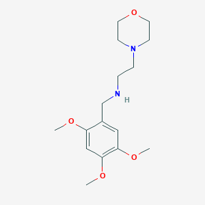 molecular formula C16H26N2O4 B503842 2-(morpholin-4-yl)-N-(2,4,5-trimethoxybenzyl)ethanamine 