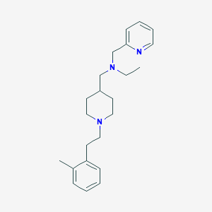N-({1-[2-(2-methylphenyl)ethyl]-4-piperidinyl}methyl)-N-(2-pyridinylmethyl)ethanamine