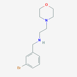 molecular formula C13H19BrN2O B503845 N-(3-bromobenzyl)-2-(morpholin-4-yl)ethanamine 