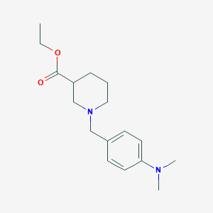 ethyl 1-[4-(dimethylamino)benzyl]-3-piperidinecarboxylate
