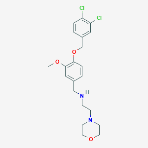 N-{4-[(3,4-dichlorobenzyl)oxy]-3-methoxybenzyl}-2-(morpholin-4-yl)ethanamine