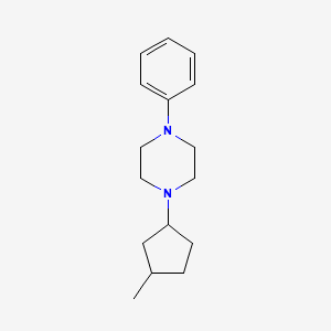 molecular formula C16H24N2 B5038580 1-(3-methylcyclopentyl)-4-phenylpiperazine 