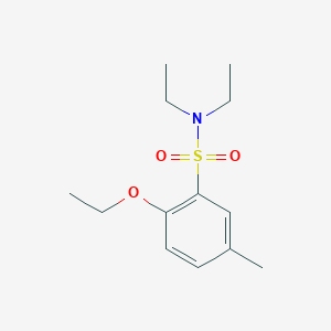 molecular formula C13H21NO3S B5038593 2-ethoxy-N,N-diethyl-5-methylbenzenesulfonamide 