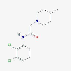 molecular formula C14H18Cl2N2O B5038719 N-(2,3-dichlorophenyl)-2-(4-methyl-1-piperidinyl)acetamide 