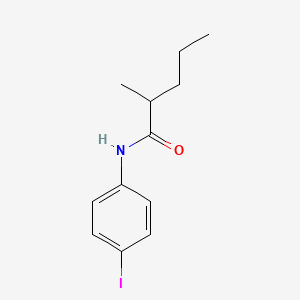 molecular formula C12H16INO B5038807 N-(4-iodophenyl)-2-methylpentanamide 