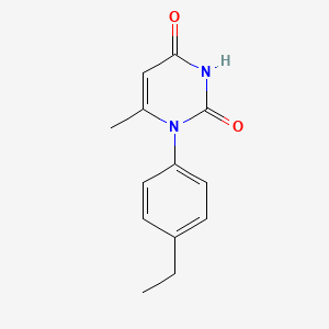molecular formula C13H14N2O2 B5038870 1-(4-ethylphenyl)-6-methyl-2,4(1H,3H)-pyrimidinedione CAS No. 915925-40-5