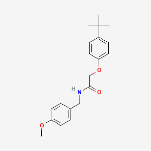 molecular formula C20H25NO3 B5038959 2-(4-tert-butylphenoxy)-N-(4-methoxybenzyl)acetamide 
