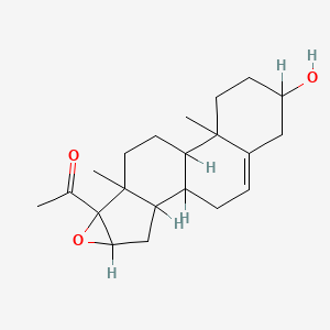 molecular formula C21H30O3 B5038985 1-(2-hydroxy-4a,6a-dimethyl-1,2,3,4,4a,4b,5,6,6a,7a,8,8a,8b,9-tetradecahydro-6bH-naphtho[2',1':4,5]indeno[1,2-b]oxiren-6b-yl)ethanone 