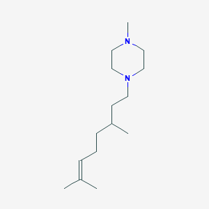 molecular formula C15H30N2 B5039002 1-(3,7-dimethyl-6-octen-1-yl)-4-methylpiperazine 