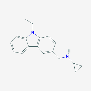 molecular formula C18H20N2 B503902 N-[(9-ethyl-9H-carbazol-3-yl)methyl]cyclopropanamine 