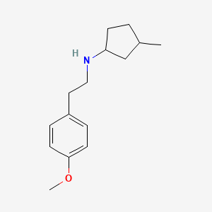molecular formula C15H23NO B5039044 N-[2-(4-methoxyphenyl)ethyl]-3-methylcyclopentanamine 
