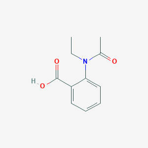 molecular formula C11H13NO3 B5039050 2-[acetyl(ethyl)amino]benzoic acid 
