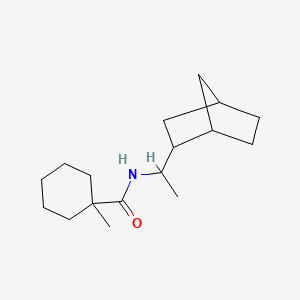 molecular formula C17H29NO B5039099 N-(1-bicyclo[2.2.1]hept-2-ylethyl)-1-methylcyclohexanecarboxamide 