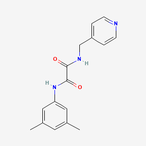 molecular formula C16H17N3O2 B5039142 N-(3,5-dimethylphenyl)-N'-(4-pyridinylmethyl)ethanediamide 