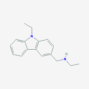 molecular formula C17H20N2 B503925 N-[(9-ethyl-9H-carbazol-3-yl)methyl]ethanamine 