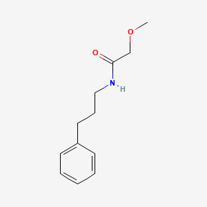 molecular formula C12H17NO2 B5039273 2-methoxy-N-(3-phenylpropyl)acetamide 