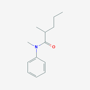 molecular formula C13H19NO B5039288 N,2-dimethyl-N-phenylpentanamide 