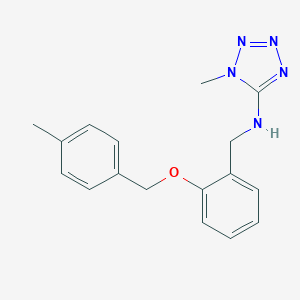 molecular formula C17H19N5O B503934 1-methyl-N-{2-[(4-methylbenzyl)oxy]benzyl}-1H-tetrazol-5-amine 