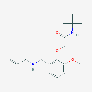 N-tert-butyl-2-{2-methoxy-6-[(prop-2-en-1-ylamino)methyl]phenoxy}acetamide