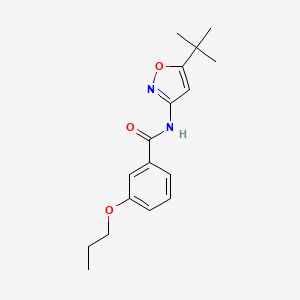 N-(5-tert-butyl-3-isoxazolyl)-3-propoxybenzamide
