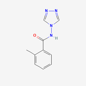 molecular formula C10H10N4O B5039431 2-methyl-N-4H-1,2,4-triazol-4-ylbenzamide 