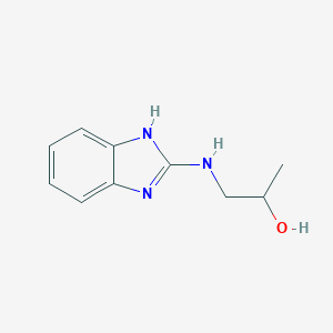molecular formula C10H13N3O B050395 1-(1H-benzimidazol-2-ylamino)propan-2-ol CAS No. 120161-07-1