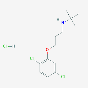 molecular formula C13H20Cl3NO B5039524 N-(tert-butyl)-3-(2,5-dichlorophenoxy)-1-propanamine hydrochloride 