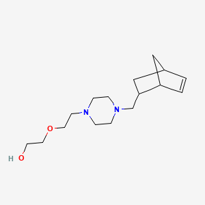 molecular formula C16H28N2O2 B5039604 2-{2-[4-(bicyclo[2.2.1]hept-5-en-2-ylmethyl)-1-piperazinyl]ethoxy}ethanol 