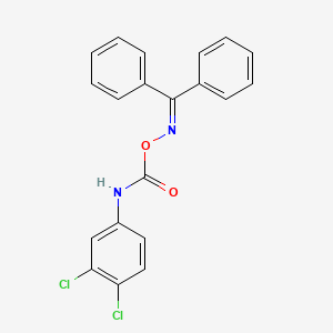 molecular formula C20H14Cl2N2O2 B5039769 diphenylmethanone O-{[(3,4-dichlorophenyl)amino]carbonyl}oxime 