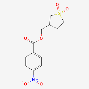molecular formula C12H13NO6S B5039780 (1,1-dioxidotetrahydro-3-thienyl)methyl 4-nitrobenzoate 