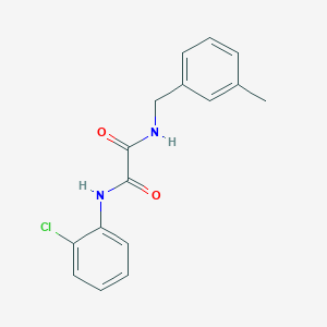 molecular formula C16H15ClN2O2 B5039799 N-(2-chlorophenyl)-N'-(3-methylbenzyl)ethanediamide 