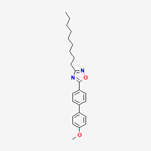 molecular formula C24H30N2O2 B5039817 5-(4'-methoxy-4-biphenylyl)-3-nonyl-1,2,4-oxadiazole 