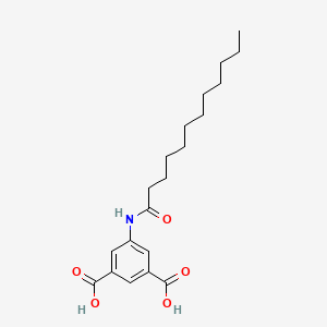 molecular formula C20H29NO5 B5039899 5-(dodecanoylamino)isophthalic acid CAS No. 179033-77-3