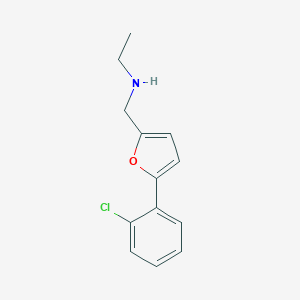 N-{[5-(2-chlorophenyl)furan-2-yl]methyl}ethanamine