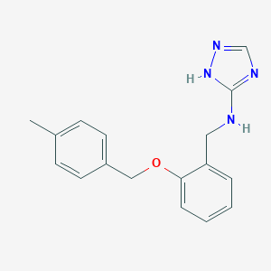 N-{2-[(4-methylbenzyl)oxy]benzyl}-1H-1,2,4-triazol-3-amine