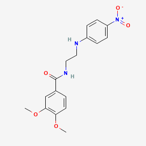 3,4-dimethoxy-N-{2-[(4-nitrophenyl)amino]ethyl}benzamide